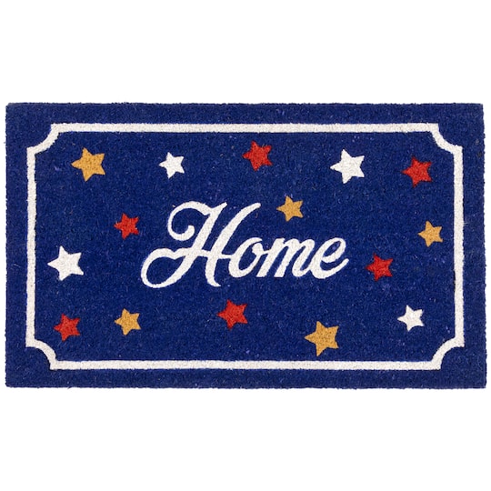 Blue Patriotic Doormat